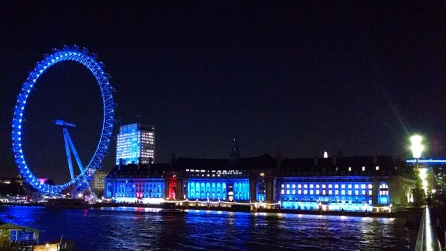 Londres - London Eye a noite